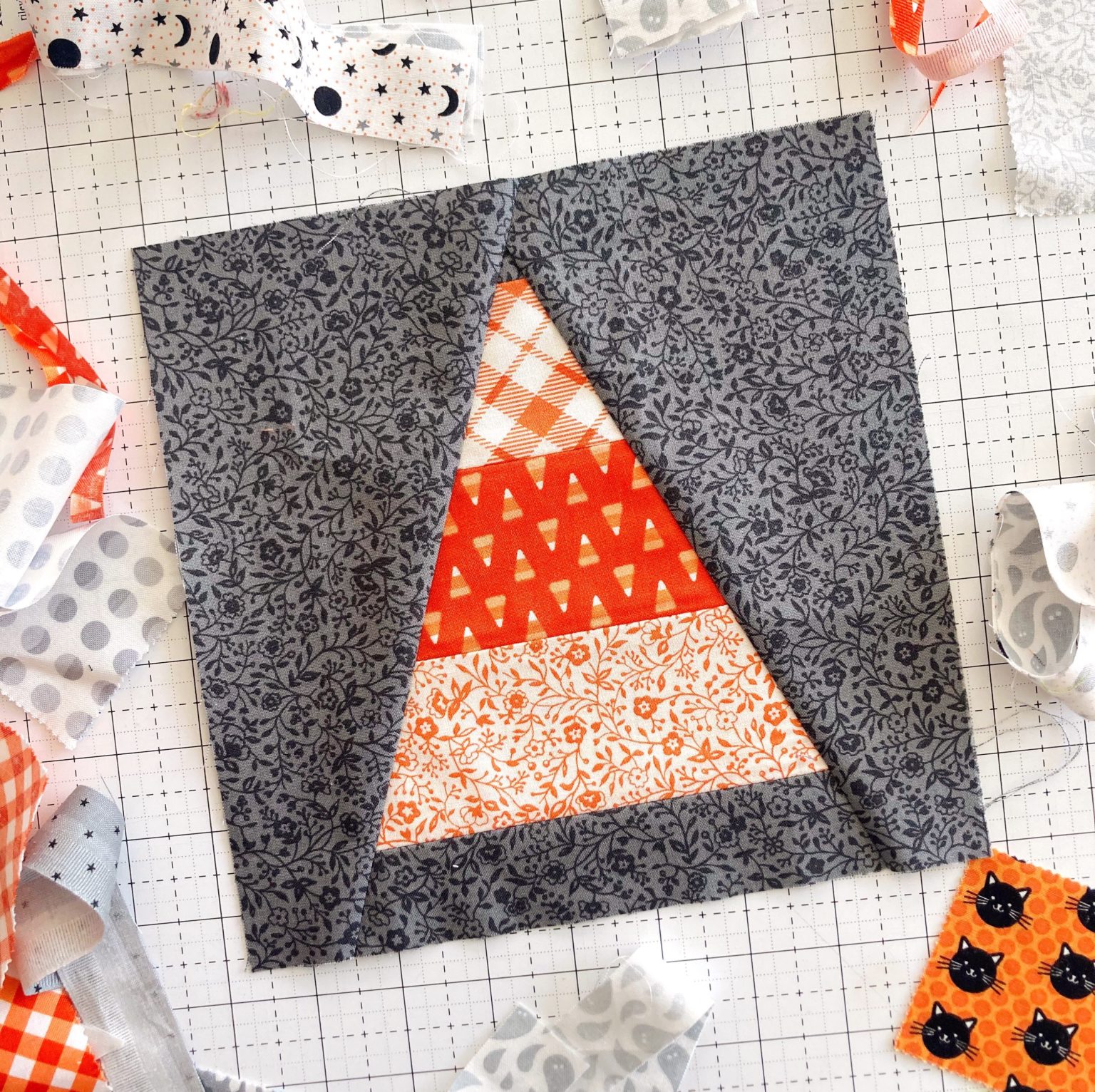 Midnight Moon QAL – Bonus Block 3 – Cute Candy Corn – april rosenthal ...